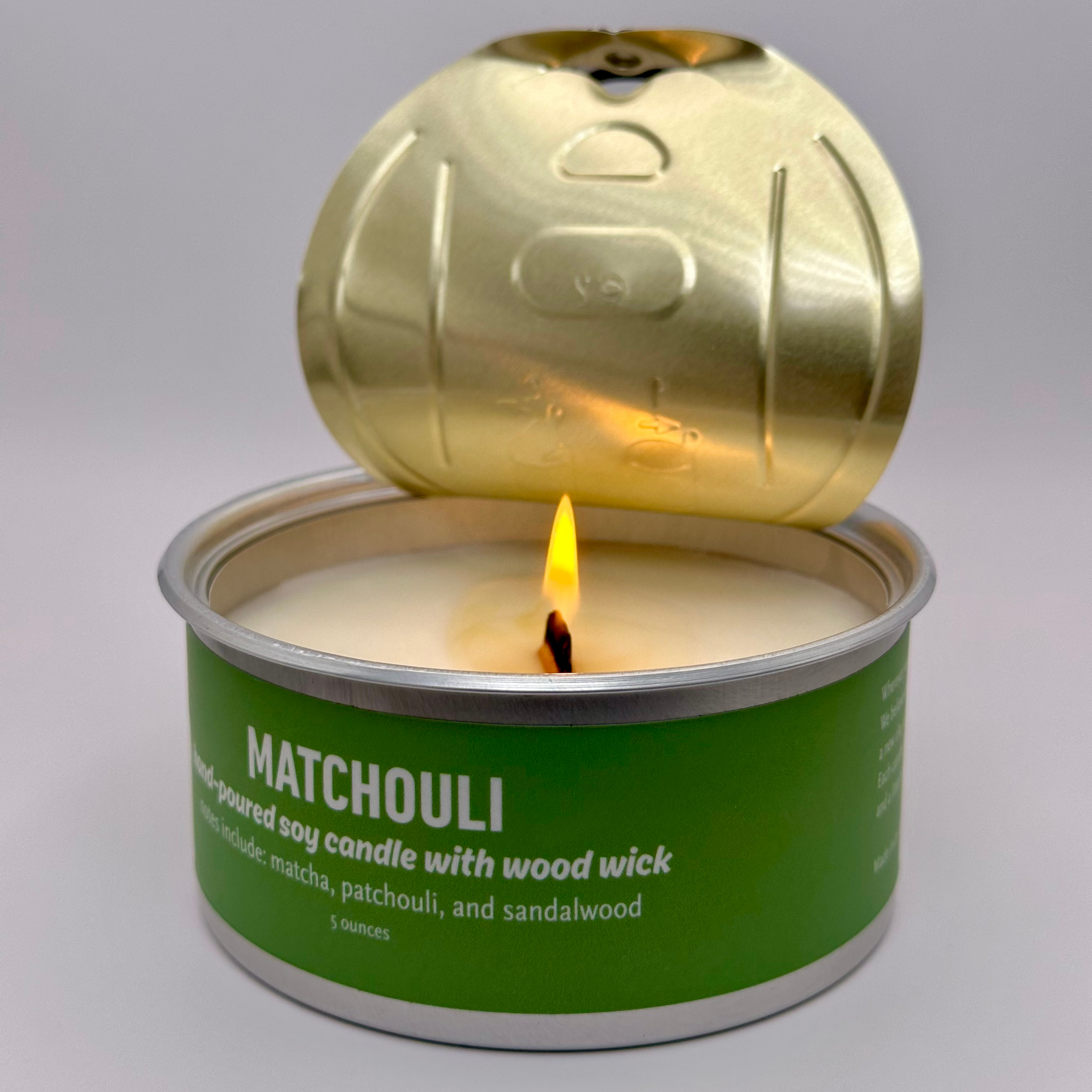 Matchouli Scented Candle
